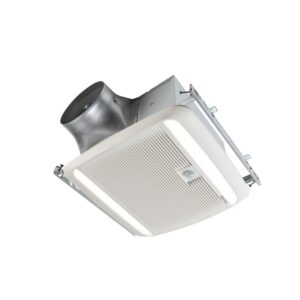broan-nutone zb110ml1 ultragreen 110cfm multi speed motion sensing fan/led, white