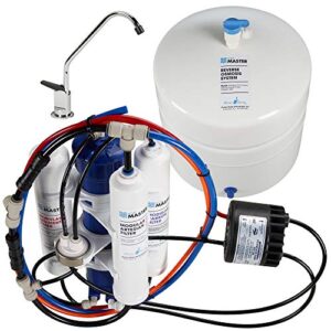 home master tmafc-erp artesian full contact reverse osmosis system, 7-stages, patented 2-pass alkaline remineralization, fast 4.5s fill rate, 1:1 waste ratio, 8.5” catalytic carbon, 5-yr limited parts