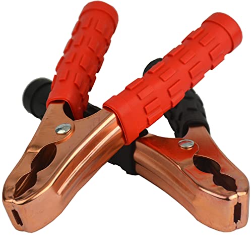 Hot Max 27207 200 Amp Copper Plated Battery Charger Clamps