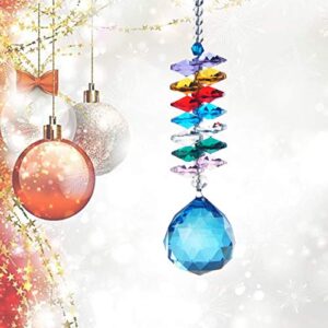 h&d 30mm crystal ball prism rainbow collection hanging suncatcher for chandelier parts wedding favors