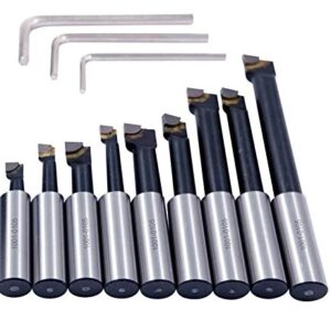 HHIP 1001-0105 3 Piece Boring Tool Set (2 Inch Head & MT3 & 1/2 Inch)