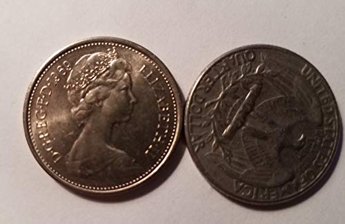 England QEII 5 New Pence 1969 Coin Great Britain