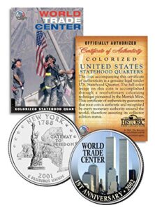 world trade center 1st anniversary 9/11 new york state quarter u.s. coin wtc