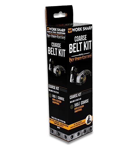 Work Sharp WSSAKO81118 Coarse Grit Belt Kit for Ken Onion Edition