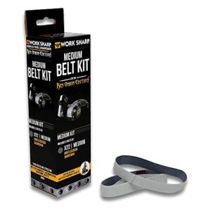 work sharp wssako81119 medium grit belt kit for ken onion edition