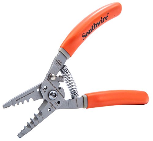 Southwire - 58277940 Tools & Equipment S612STR 4-10 AWG SOL & 6-12 AWG STR Ergonomic Handles Wire Stripper/Cutter