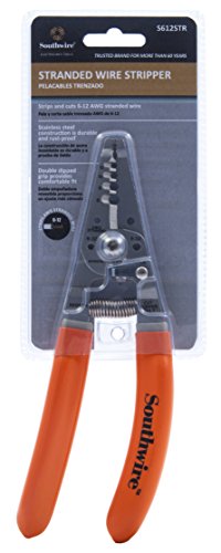 Southwire - 58277940 Tools & Equipment S612STR 4-10 AWG SOL & 6-12 AWG STR Ergonomic Handles Wire Stripper/Cutter