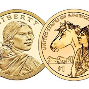 2012 P, D Native American (Sacagawea/Golden) Dollar 2 Coin Set Uncirculated