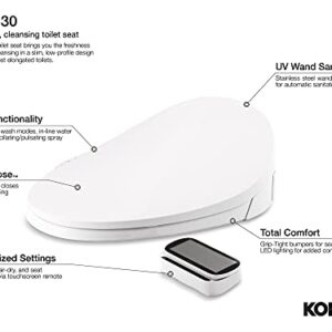 Kohler 4108-0 Bidet Seat, one-size, White