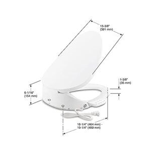 Kohler 4108-0 Bidet Seat, one-size, White