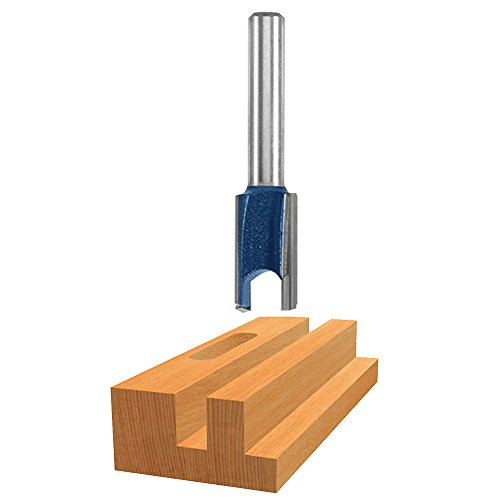 BOSCH RBS010 10-Piece 1/2 In. and 1/4 In. Shank Carbide-Tipped All-Purpose Professional Router Bits Assorted Set with Case for Applications in Straight, Trimming, Decorative Edging, Dovetail Joinery