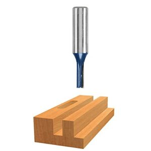 BOSCH RBS010 10-Piece 1/2 In. and 1/4 In. Shank Carbide-Tipped All-Purpose Professional Router Bits Assorted Set with Case for Applications in Straight, Trimming, Decorative Edging, Dovetail Joinery