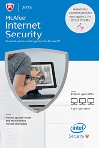 mcafee 2015 internet security 3pc [online code]