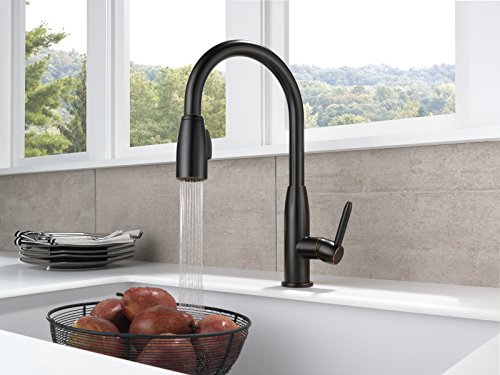 Peerless P188103LF-OB Apex Kitchen Pull-Down Single Handle, Oil Bronze