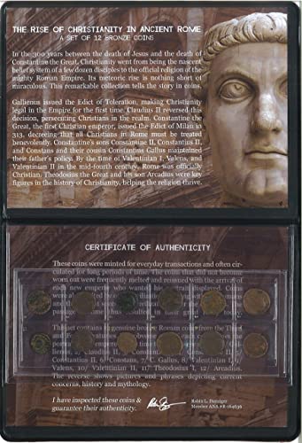 Roman Coins 12 Ancient Collection. Certified Authentic Biblical Coins