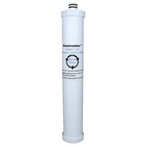 KleenWater KWAC-30 Compatible With Culligan AC-30, LC-50 and AC-50 Filters, Made in the USA Cartridge and Membrane, Set of 4