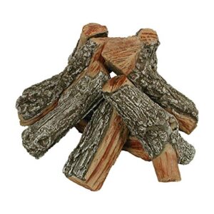 rasmussen 12 inch bark/split fire pit logs - round stack