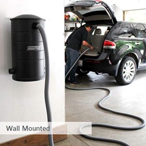 VacuMaid GV50BLKPRO Professional Wall Mounted Garage and Car Vacuum with 50 ft. Hose and Tools