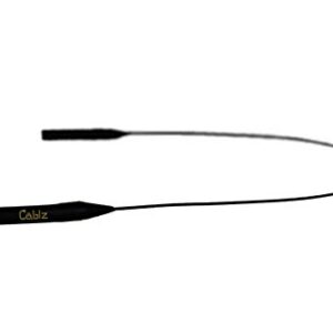 Cablz Skinnyz Original Eyewear Retainer | Black Stainless Cable Eyewear Retainer Strap | 14 inch - Extra Small End