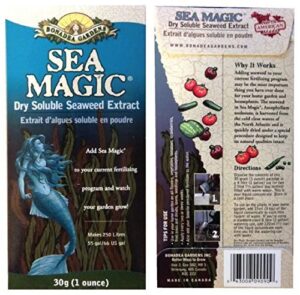 sea magic dry soluble seaweed extract fertilizer, makes 66 gallons