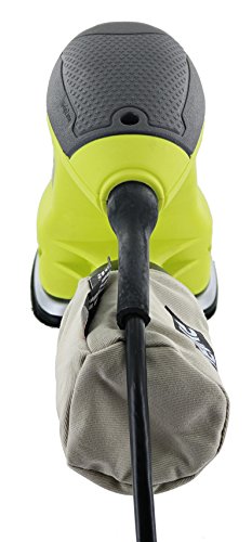 Ryobi CFS1503GK Compact Corner Cat 12,500 OPM 1.2 Amp Corded Orbital Finishing Sander w/ 10 Pads and Carrying Case