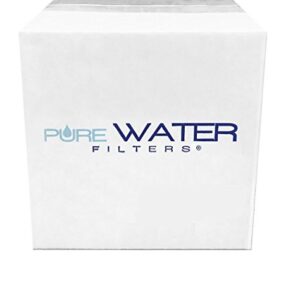 PureWater Filters Replacement Water Filter Cartridge, Charcoal Activated, Set of 8