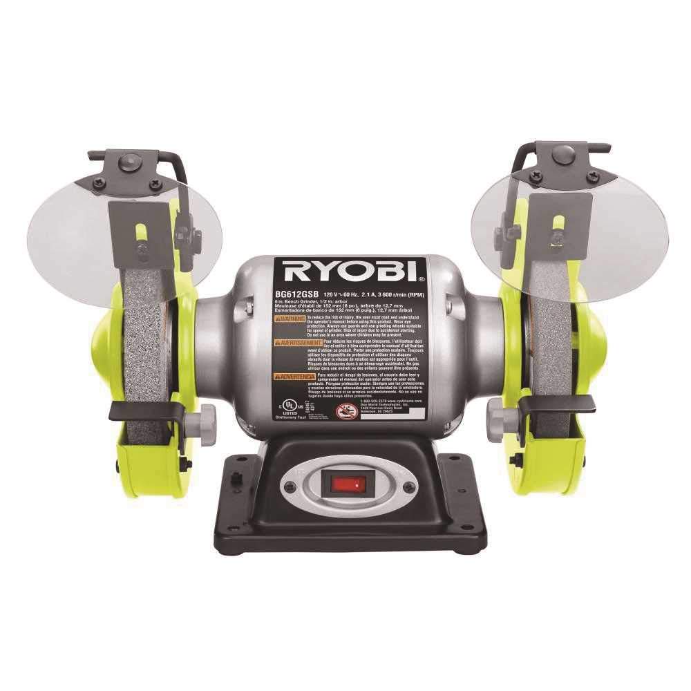 RYOBI GIDDS2-3554576 6" 2.1 Amp Grinder With Led Lights