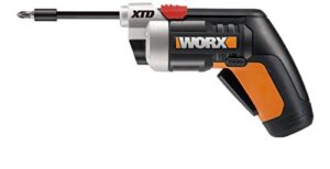 worx wx252l 4v xtd xtended reach cordless screwdriver, red