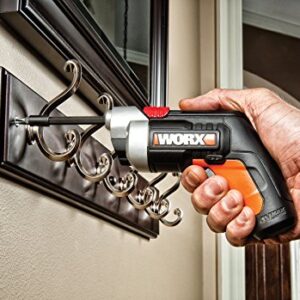 Worx WX252L 4V XTD Xtended Reach Cordless Screwdriver, Red