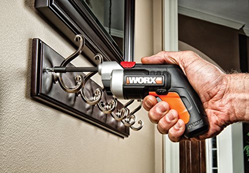 Worx WX252L 4V XTD Xtended Reach Cordless Screwdriver, Red