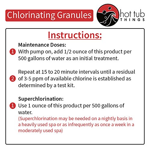 Hot Tub Things Chlorine Granules 5 Pounds