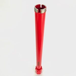 1.25" Inch Diamond Wet Core Drill Bit 1-1/4” Threaded by BLUEROCK Tools for Concrete Rebar Asphalt Brick Rock Masonry Hole Barrel Coring