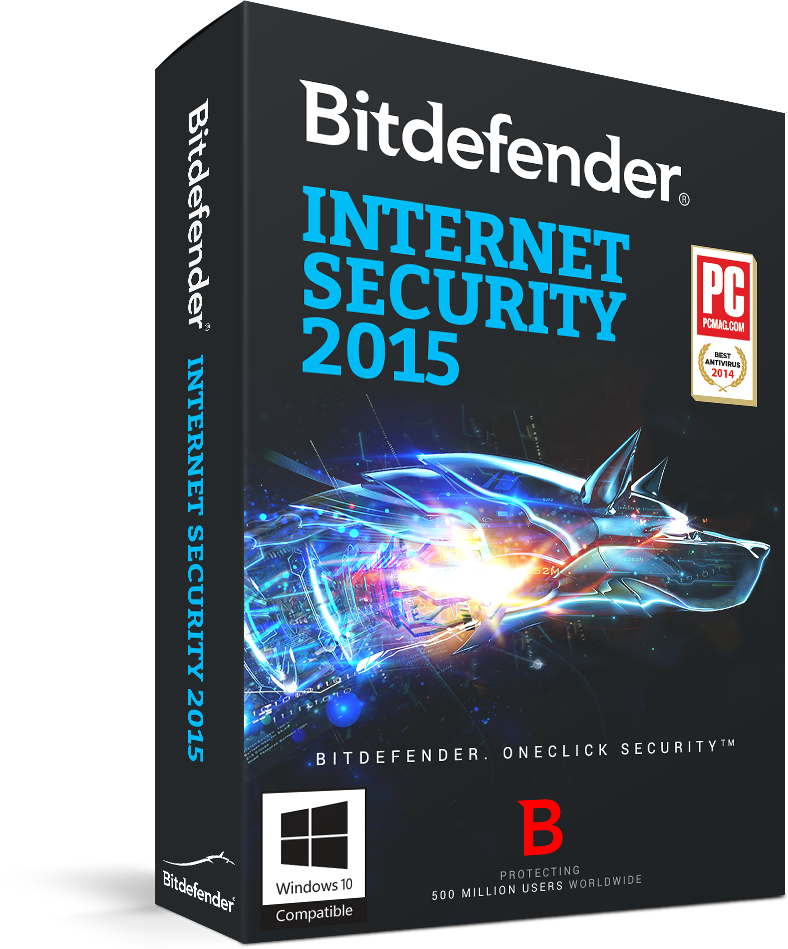 Bitdefender Internet Security 2015 - up to 3 PCs, 1 year [Download]