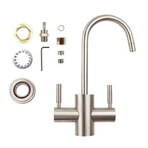 APEC Instant Hot and Cold Reverse Osmosis Drinking Water Dispenser Faucet Brushed Nickel (Westbrook Faucet-HC-WST-NP)