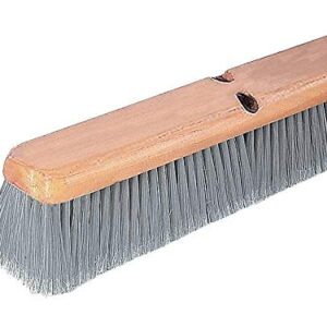 Boardwalk 20436 Floor Brush Head, 3-Inch Gray Flagged Polypropylene, 36-Inch