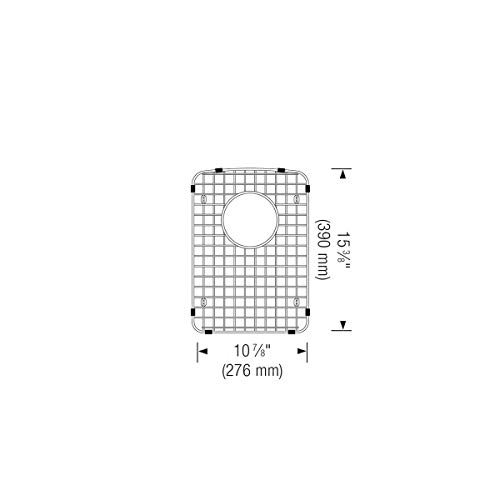 BLANCO 231342 Diamond Stainless Steel Sink Grid