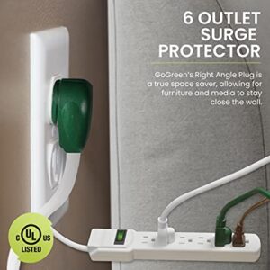 Go Green Power Inc. Go Green Power GoGreen Power GG-16103M-12 - 6 Outlet Surge Protector With 12ft Cord, White