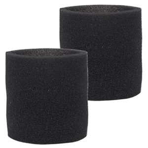 multi fit wet vac filter vf2001tp foam sleeve filters for 5 gallon and larger shop vac branded wet/dry shop vacuum cleaners (2-pack)