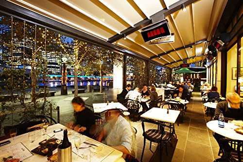 Bromic Heating BH0110003-1 Smart-Heat Platinum 500 Radiant Infrared Patio Heater, Natural Gas, 39800 BTU