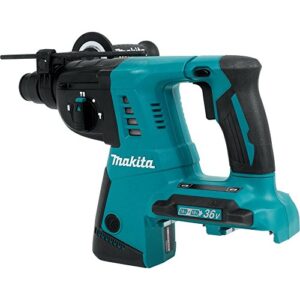 makita xrh05z 18v x2 lxt lithium-ion (36v) cordless 1-inch rotary hammer, accepts sds-plus bits, tool only