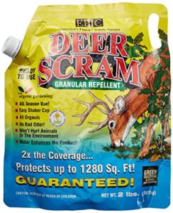 epic deer scram granular repellent, 2 lb,