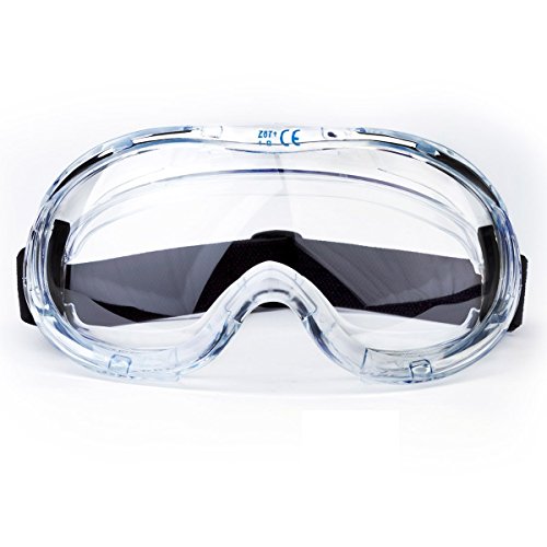 TR Industrial Anti-Fog Approved Wide-Vision Lab Safety Goggle, ANSI Z87.1 Approved