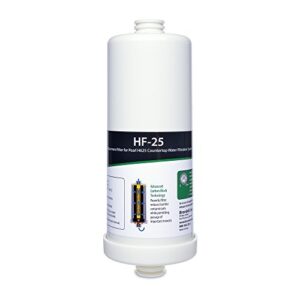 brondell hf-25 carbon block water filter replacement for pearl countertop filtration system