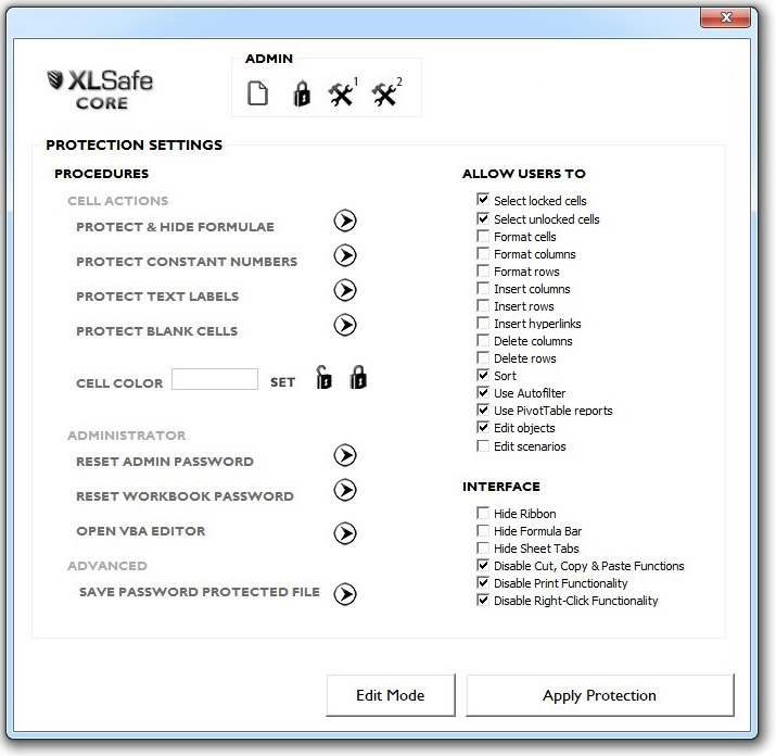 XLSafe CORE - Microsoft Excel Security Software [Download]