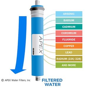 APEX RF-5100 Replacement Filter 5 Pack for Reverse Osmosis Systems