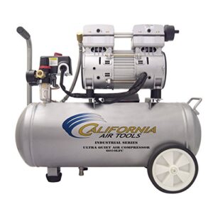 california air tools 6010lfc 1.0 hp ultra quiet and oil-free industrial air compressor, 6.0-gallon