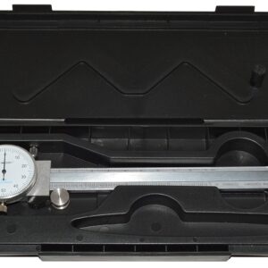 Utility Dial Caliper - 6 Inch with 0.001" Precision, Stainless Steel, Shockproof by Science Purchase