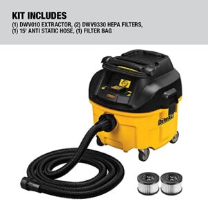 DEWALT Dust Extractor, Automatic Filter Cleaning, 8-Gallon (DWV010)