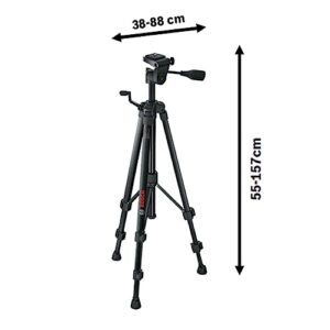 Bosch Professional Tripod for Lasers and Levels BT 150 (Height: 55-157 cm, Thread: 1/4")