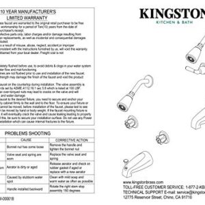 Kingston Brass KB2235YL Yosemite Three Handle Tub Shower Faucet, Oil Rubbed Bronze, 3-1/8 inch Diameter Escutcheon, Oil Rubbed Bronze